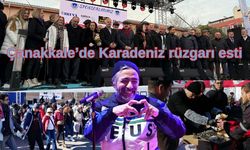 Çanakkale’de Karadeniz rüzgarı esti