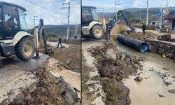 Çanakkale'de yıkılan köprünün yapımına başlandı