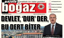 Çanakkale Boğaz Gazetesi 10 Şubat Pazartesi