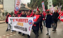 Çanakkale’de ‘Cumhuriyet ve Emek’ yürüyüşü