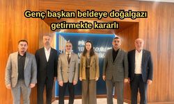 Genç başkan beldeye doğalgazı getirmekte kararlı