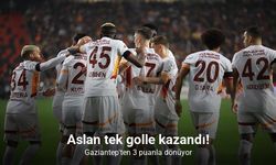 Aslan tek golle kazandı!