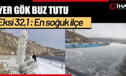 Türkiye'nin en soğuk yerleşim yeri oldu (VİDEO)