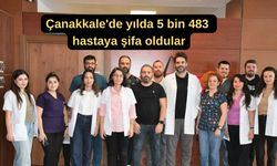 Çanakkale'de yılda 5 bin 483 hastaya şifa oldular