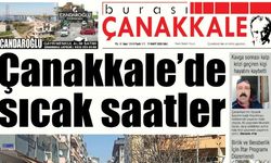 Burası Çanakkale Gazetesi 11 Mart Salı