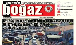 Çanakkale Boğaz Gazetesi 14 Mart Cuma