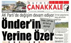 Burası Çanakkale Gazetesi 5 Mart Çarşamba