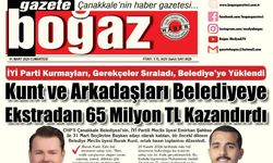 Çanakkale Boğaz Gazetesi 1 Mart Cumartesi