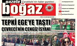 Çanakkale Boğaz Gazetesi 3 Mart Pazartesi