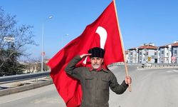 Şehitler için çıktığı yürüyüşte Keşan’a ulaştı