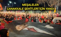 Meşaleler Çanakkale Şehitleri İçin Yakıldı