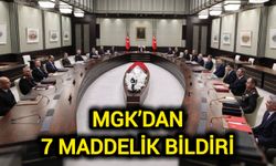 Millli Güvenlik Kurulu’ndan 7 maddelik bildiri