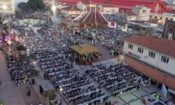 Çan'da vatandaşlar halk iftarında buluştu