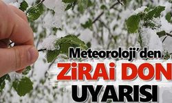 Meteoroloji'den zirai don uyarısı