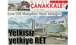 Burası Çanakkale Gazetesi 29 Nisan Salı