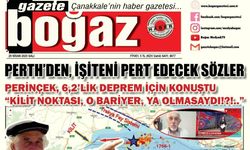 Çanakkale Boğaz Gazetesi 29 Nisan Salı