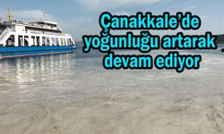 Çanakkale’de yoğunluğu artarak devam ediyor (Video)