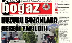 Çanakkale Boğaz Gazetesi 24 Mayıs Cumartesi