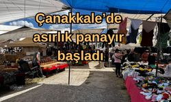 Çanakkale’de asırlık panayır başladı