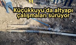 Küçükkuyu’da altyapı çalışmaları sürüyor