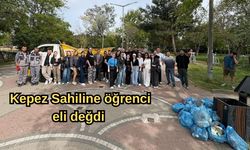 Kepez Sahiline öğrenci eli değdi