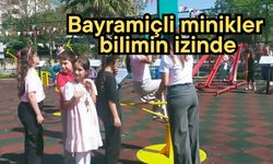 Bayramiçli minikler bilimin izinde