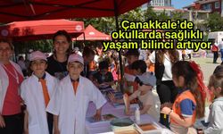 Çanakkale’de okullarda sağlıklı yaşam bilinci artıyor