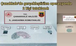Çanakkale'de gerçekleştirilen operasyonda  2 kişi tutuklandı