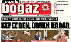 Çanakkale Boğaz Gazetesi 5 Mayıs Pazartesi