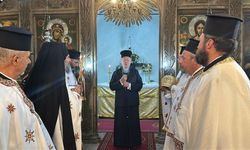 Fener Rum Patriği Bartholomeos, Gökçeada'da ayine katıldı (Video)