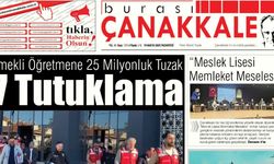Burası Çanakkale Gazetesi 19 Mayıs Pazartesi