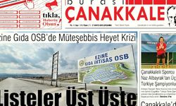 Burası Çanakkale Gazetesi 21 Mayıs Çarşamba