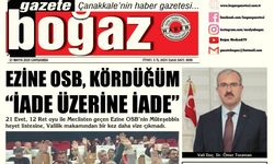 Çanakkale Boğaz Gazetesi 21 Mayıs Çarşamba
