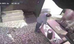 Kuruyemişçiden dondurma hırsızlığı kamerada