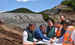 Çanakkale’de inşaatı devam eden gölette inceleme