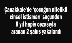 Çanakkale'de 8 yıl hapis cezasıyla aranan 2 şahıs yakalandı