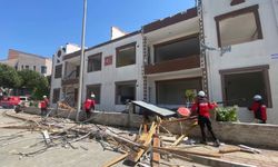 Lapseki’de afet tatbikatı gerçeğini aratmadı