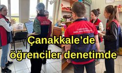 Çanakkale’de öğrenciler denetimde