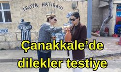 Çanakkale’de dilekler testiye atıldı