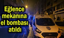 Eğlence mekanına el bombası atıldı (Video)