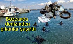 Bozcaada denizinden çıkanlar şaşırttı