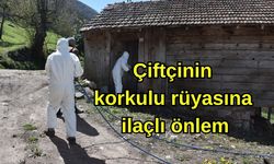 Çiftçinin korkulu rüyasına ilaçlı önlem (Video)