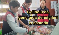 Gelibolu’da genç gıda denetçileri iş başında