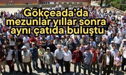 Gökçeada’da mezunları yıllar sonra aynı çatıda buluştu