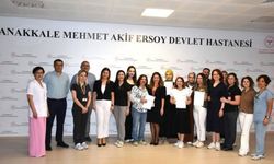 Çanakkale'de eğitim gören hemşireler sertifikalarını aldı