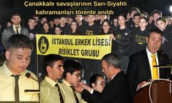 Çanakkale savaşlarının Sarı-Siyahlı kahramanları törenle anıldı