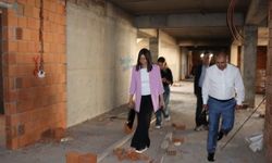 Çanakkale’de yapımı devam eden okullarda inceleme