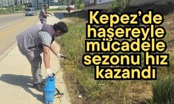 Kepez’de haşereyle mücadele sezonu hız kazandı