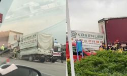 Sıkışan sürücüyü ekipler kurtardı