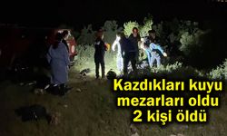 Kazdıkları kuyu mezarları oldu, 2 kişi öldü (Video)